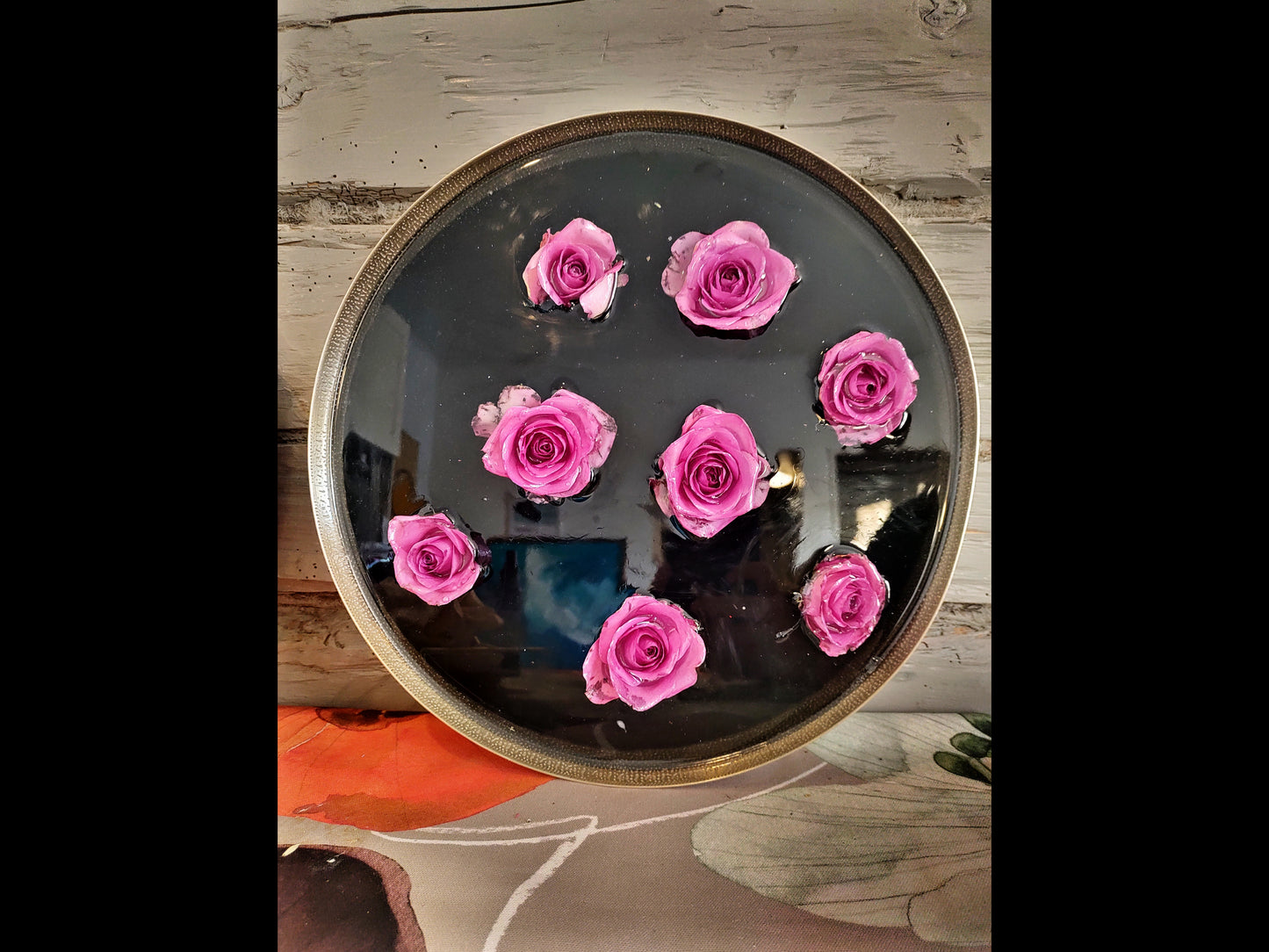 Real Flower art from roses